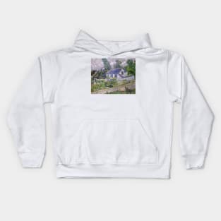 Houses at Auvers by Vincent van Gogh Kids Hoodie